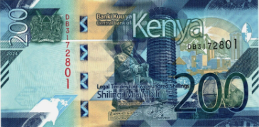 (609) ** PNew (PN54b) Kenya - 200 Shilingi (2024)